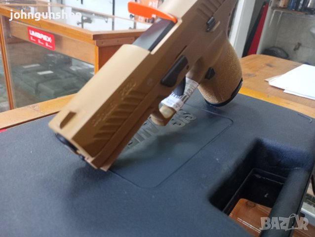 Газов пистолет Sig Sauer P320 TAN 9mm P.A.K., снимка 8 - Газово оръжие - 42429790