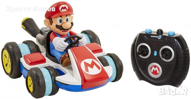 Nintendo Mario Kart 8 RC Супер Марио Кола с дистанционно, снимка 5 - Коли, камиони, мотори, писти - 39374921