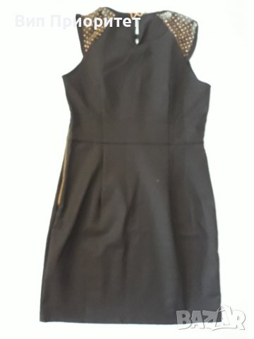 PHILIPP PLEIN - Черна маркова рокля , много стилна и елегантна, страничен ефектно подчертан цип , снимка 9 - Рокли - 37265403