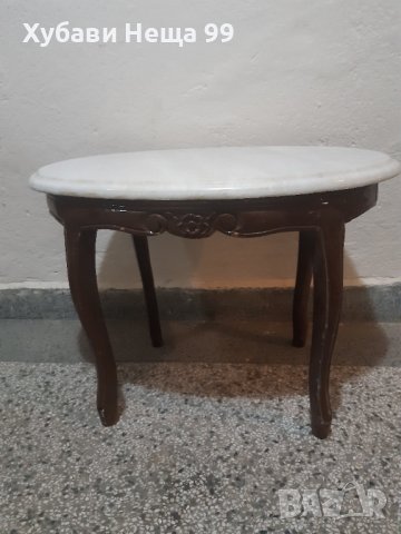 Масички - бароков стил   мраморен плот ретро стил дървен плот., снимка 12 - Антикварни и старинни предмети - 42515266
