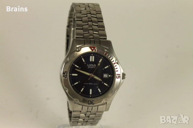 LORUS SPORTS Мъжки Кварцов Спортен Часовник Стомана, снимка 2 - Мъжки - 52774437