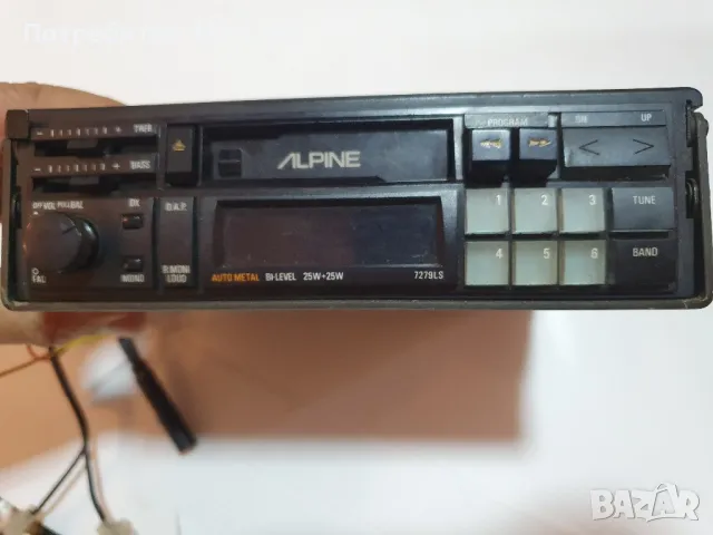 alpine радио касетофон винтидж , снимка 9 - Радиокасетофони, транзистори - 49173031