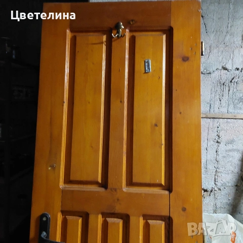 Дървена врата използвана, снимка 4 - Други - 54318760