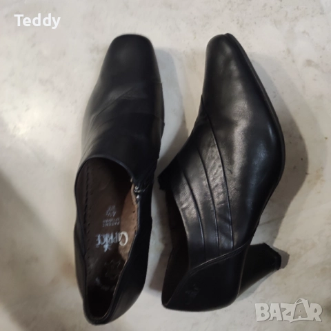 Маркови боти обувки Caprice, естественна кожа, номер 37.5 , снимка 3 - Дамски обувки на ток - 52022738