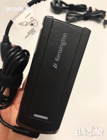 Захранващ адаптер Kensington за лаптоп, компютър, с USB порт, ново, внос от Германия, снимка 8 - Кабели и адаптери - 31037875