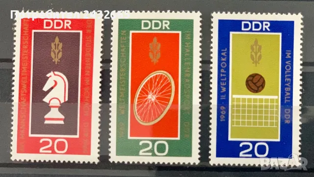 2429. Германия ( DDR ) 1969 = “ Спорт. Спортни събития. ”, **, MNH