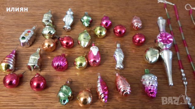 Малки стъклени новогодишни играчки 60лв за всички , снимка 2 - Колекции - 40700254