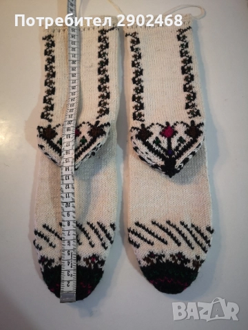 Плетени чорапи за народна носия. , снимка 8 - Антикварни и старинни предмети - 52330494