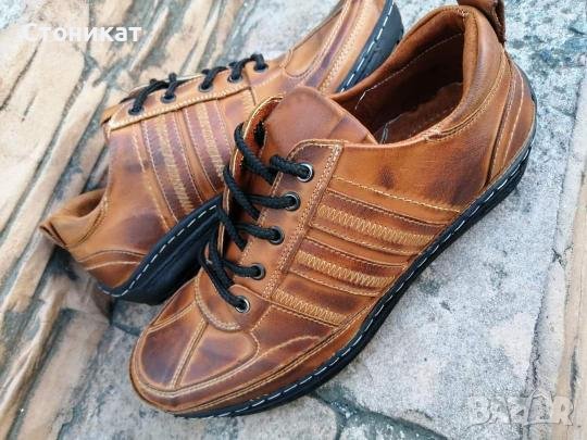 Мъжки обувки ЕСТЕСТВЕНА КОЖА , снимка 6 - Ежедневни обувки - 42904131