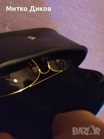  Рей Бан  слънчеви очила авиатор калъвче, снимка 3 - Слънчеви и диоптрични очила - 49624459