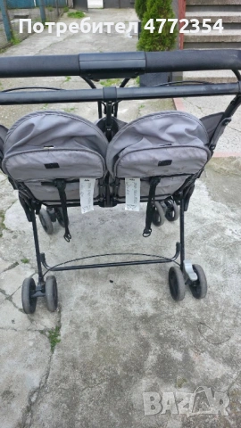 Двойна бебешка количка , снимка 3 - Други - 54236659