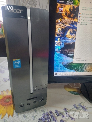 4 Ядрен комплект компютър acer XC-605, снимка 4 - Работни компютри - 51970628