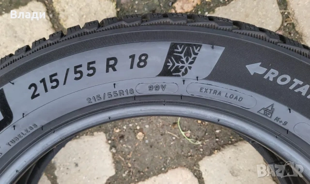  Michelin Pilot Alpin 5 215/55R18 99V XL, снимка 2 - Гуми и джанти - 53120417