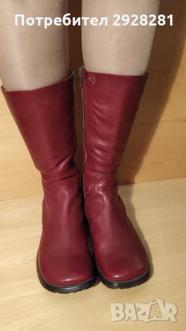 NOW италиански ботуши от естествена кожа