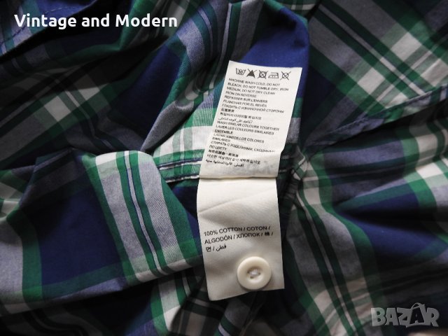 Superdry Карирана мъжка риза къс ръкав S/M (КАТО НОВА), снимка 9 - Ризи - 34209951
