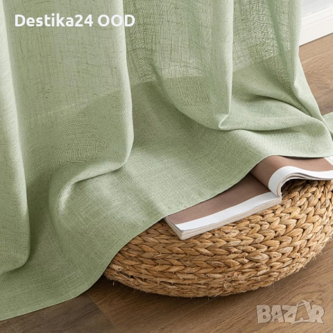 Пердета MIULEE зелени или сиви 225x140 и 160x140, снимка 11 - Пердета и завеси - 54148224