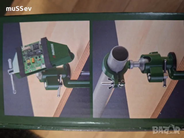 универсално менгеме за закрепване към плот на Парксайд , снимка 4 - Менгемета - 50223098