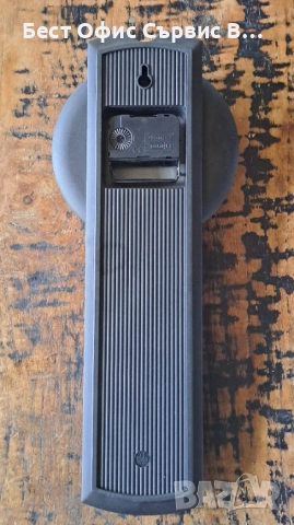 часовник стенен с термометър Хенкелс Henkels сив Aachen Design Germany Германия, снимка 3 - Стенни часовници - 52387465