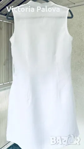 Скъпа ленена рокля-елек, снимка 7 - Рокли - 49794830