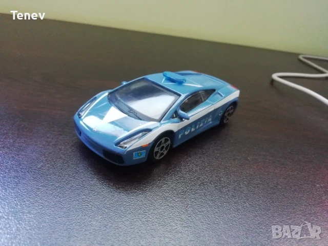 BBURAGO LAMBORGHINI GALLARDO POLIZIA 1/43 нова метална колекционерска количка Бураго , снимка 3 - Колекции - 51305636