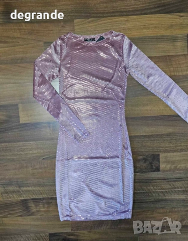 Дамска рокля с паети, снимка 2 - Рокли - 52774904