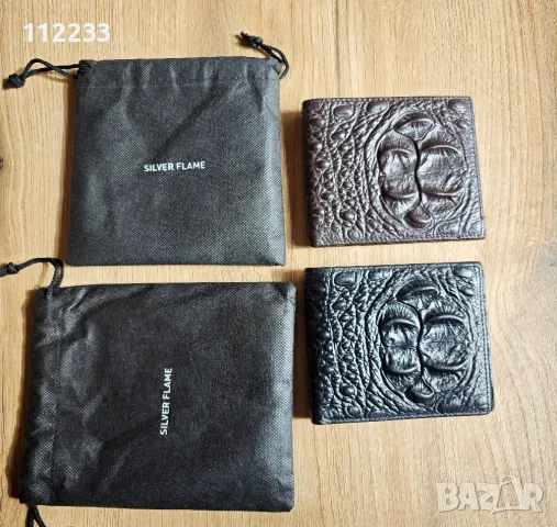 Чисто нови мъжки кожени портфейли, снимка 2 - Портфейли, портмонета - 49461198