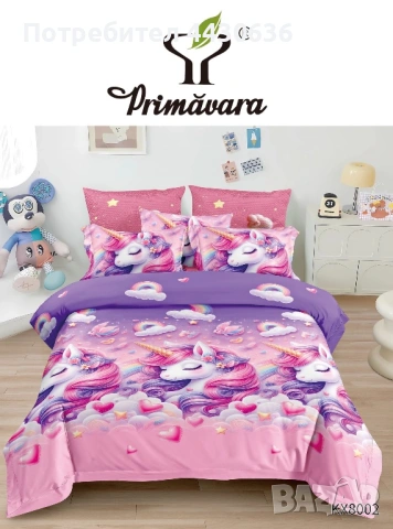 🌈 ДЕТСКИ 3D СПАЛНИ КОМПЛЕКТИ – 7 ЧАСТИ 🌙, снимка 3 - Спално бельо - 53204495