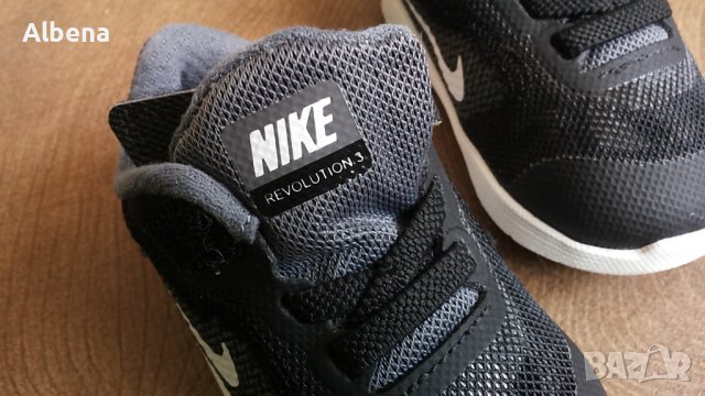 Nike Revolution 3 Размер EUR 21 / UK 4,5 бебешки маратонки 175-12-S, снимка 9 - Бебешки обувки - 37883290