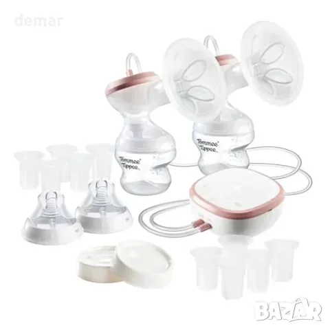 Tommee Tippee Double Electric Breast Pump Quiet – двоен електрически помпа за кърма, снимка 2 - Помпи за кърма - 55827444