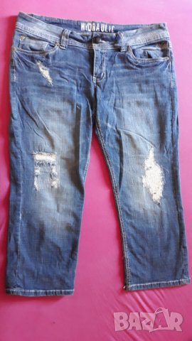 3/4 дънки с ефекти ХЛ, снимка 1