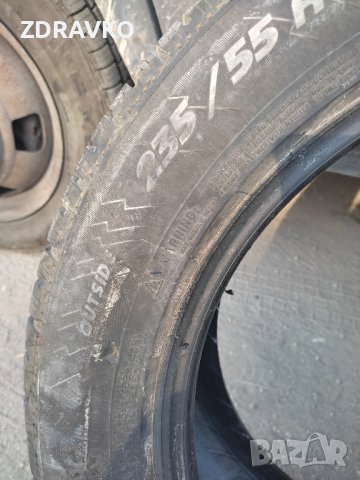 3бр. Зимни гуми Мишелен Пилот Алпин 4 ,235/55/R17 Промоция три на цената за две!, снимка 11 - Гуми и джанти - 42876318
