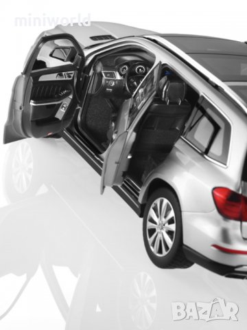 Mercedes-Benz GL-Class X166 2012 silver - мащаб 1:18 на Norev моделът е нов в кутия, снимка 2 - Колекции - 38002550