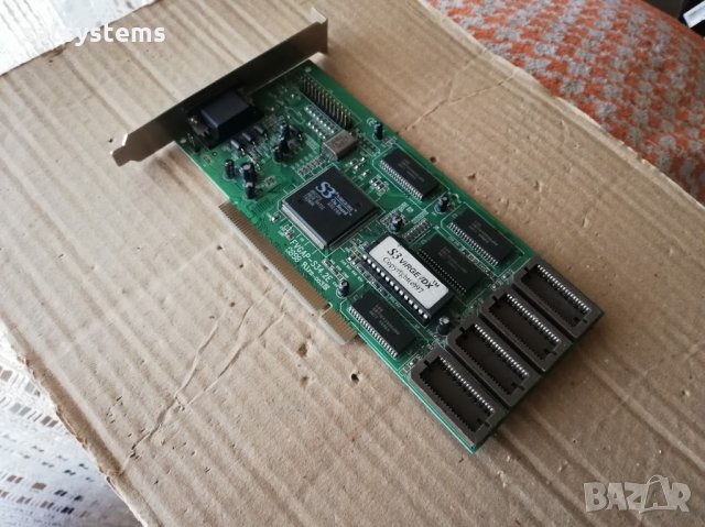 Видео карта S3 Super Virge/DX 2MB PCI, снимка 4 - Видеокарти - 30444655