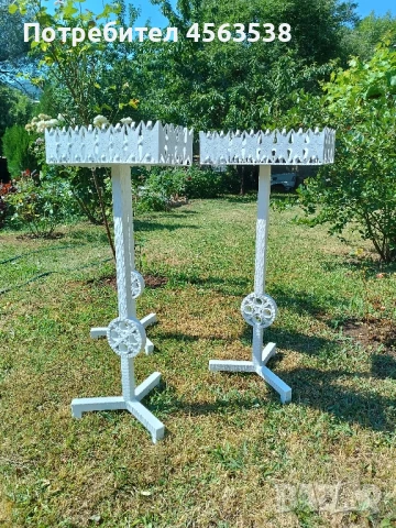 Цветарник метален, снимка 5 - Други - 51354356