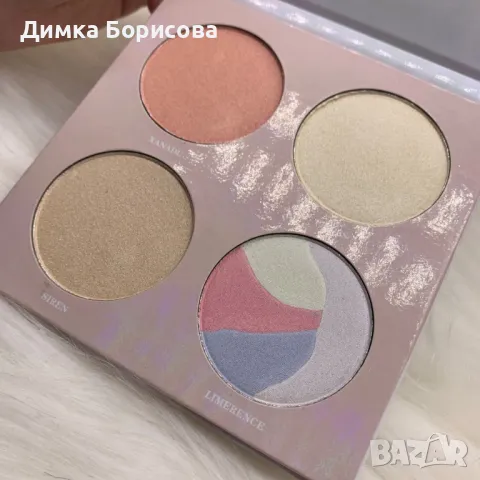 Палитра сенки за очи с огледалце HZS120, снимка 4 - Козметика за лице - 47726895