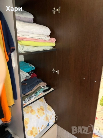 Двукрилен гардероб 90x60x180, снимка 3 - Гардероби - 54093027