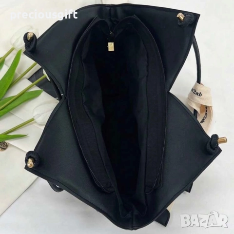 Дамска черна чанта, снимка 5 - Чанти - 51461920