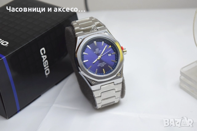 Чисто нов Casio Edifice Sapphire, снимка 2 - Мъжки - 52370102