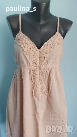 Три различни броя / Бледо розови маркови рокли с дантела / Розова рокля , снимка 8 - Рокли - 50555790