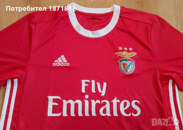 Тениска на Бенфика / S.L.Benfica, снимка 5 - Футбол - 48923983