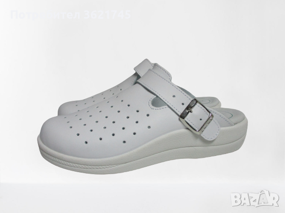 Медицински чехли / Естествена кожа / 3 зони с ортопедично ходило , снимка 3 - Чехли - 44684361