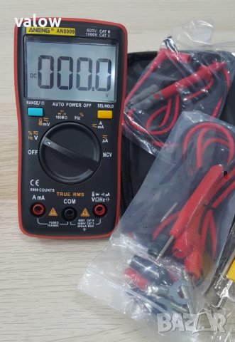 Мултицет мултиметър мултимер мултитестер измервателен уред True RMS, снимка 6 - Други инструменти - 40138475