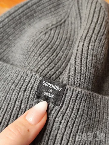 Мъжка шапка Superdry 100% памук, снимка 6 - Шапки - 48991014
