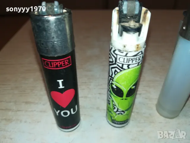 CLIPPER-ЛОТ 6-ЗАПАЛКИ ЗА КОЛЕКЦИЯ 10БР ЗА 65ЛВ 2512241710, снимка 5 - Колекции - 48457587