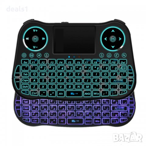 MT08 2.4G Безжична Мини клавиатура с подсветка