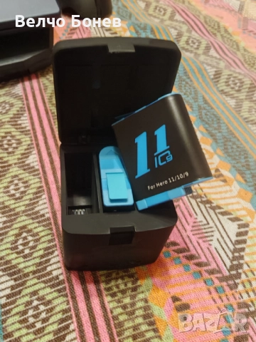 Зарядна станция + 2 батерии за GoPro Hero 9 / 10 / 11