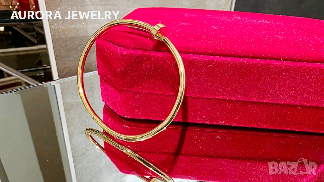 CARTIER Nail Gold Juste un Clou Small Model Унисекс Гривна Пирон, снимка 3 - Гривни - 53169829