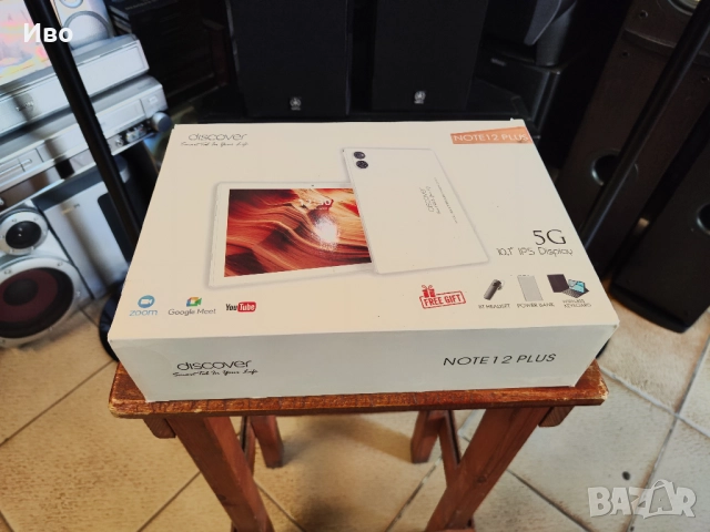 10,1" Таблет Discover Note 12 Plus RAM 4GB Памет 128GB Dual Sim Батерия 6000mAh С кутия, зарядно, пр, снимка 2 - Таблети - 52005775