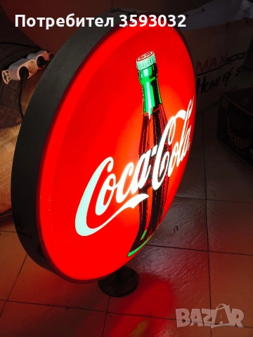 Голяма стара работеща реклама на Coca Cola , снимка 5 - Антикварни и старинни предмети - 53190178