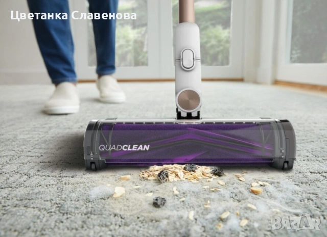 Безкабелна прахосмукачка Shark IW3612EU DetectClean & Empty Flexwand, 240W, 18V, 0.42L, 60 мин. , снимка 6 - Прахосмукачки - 54085327